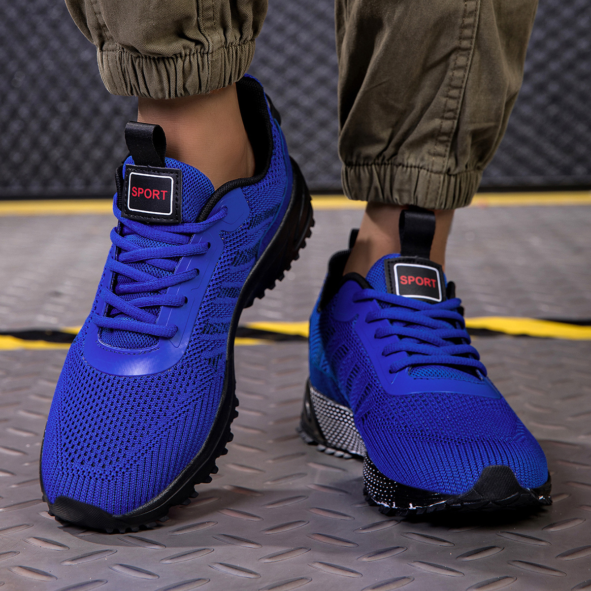 Sneakers Uomo Scarpe Traspiranti Outdoor Lavoro Sneakers Uomo Comode Corsa Fitness Scarpe Da Ginnastica Ginnastica Basket Tennis Scarpe Da Running Running All'aperto Palestra Scarpe Da Corsa