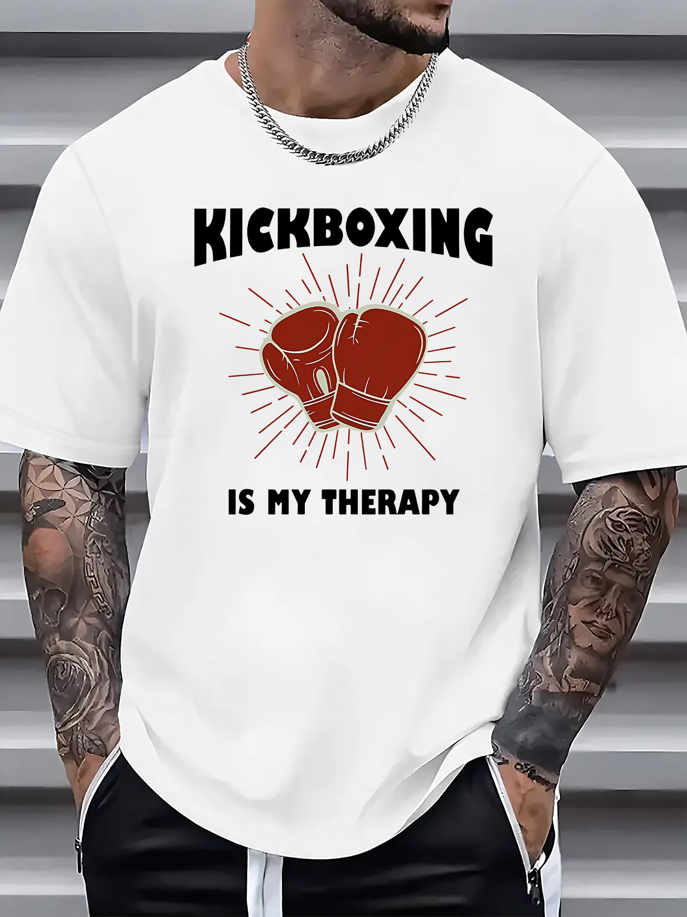 camiseta gráfica kickboxing hombre kickboxing es Temu Spain
