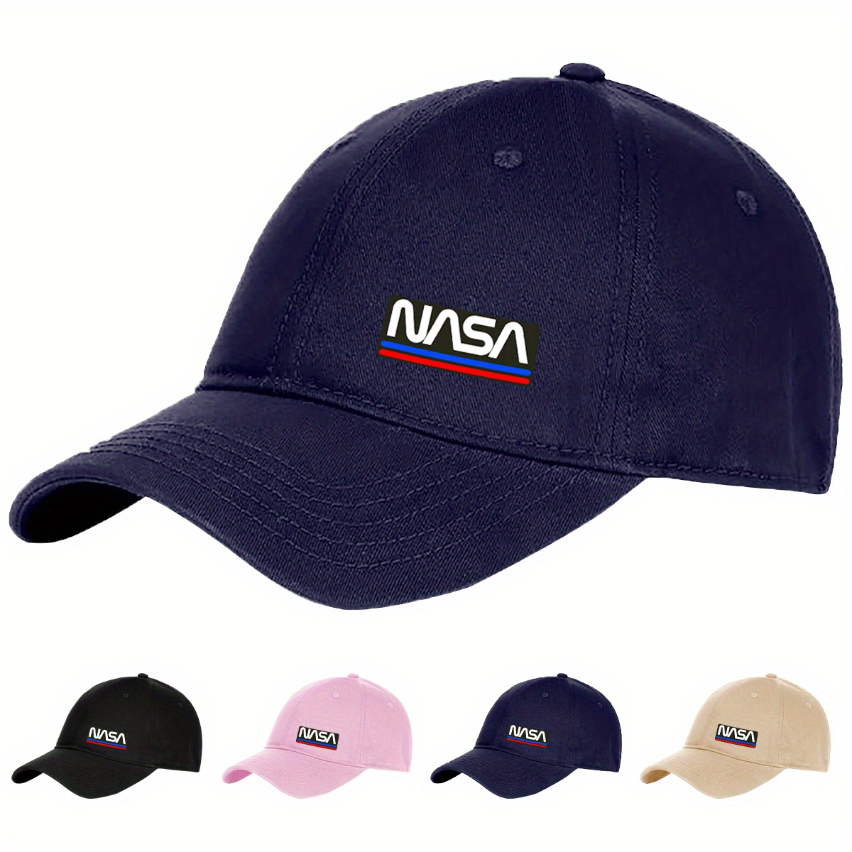 

Abulun Nasa Authentic Cap Hat, 100% , Dad Hat, , Inelastic, / For Men And Women, New