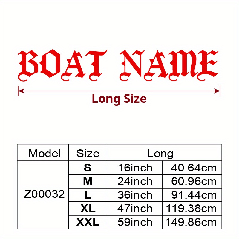 TEMU 1pc Personalized Customized Boat Name Reflective Stickers Engraved Stickers , Pontoon, Kayak, Personalized Boat Name Vinyl Stickers, Windshield