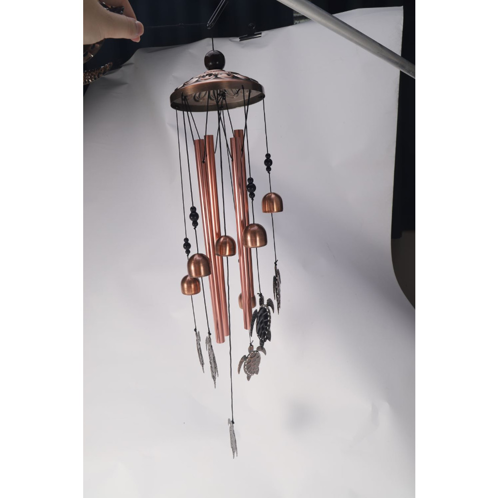 TEMU Carillon Éolien Tortue de Mer Fantaisiste Apaisants Décoration Extérieure Parfaite pour Jardin Balcon Arbre Maison Cadeau Idéal pour Maman Noël