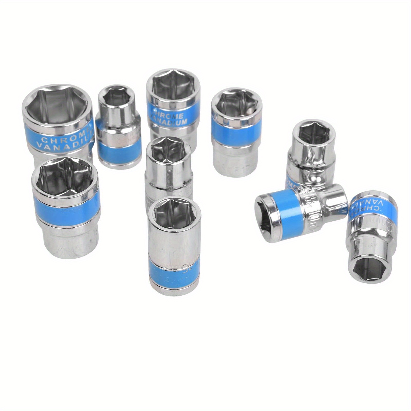 12pcs Socket Wrench Set with 1/2" Ratchet and Extension