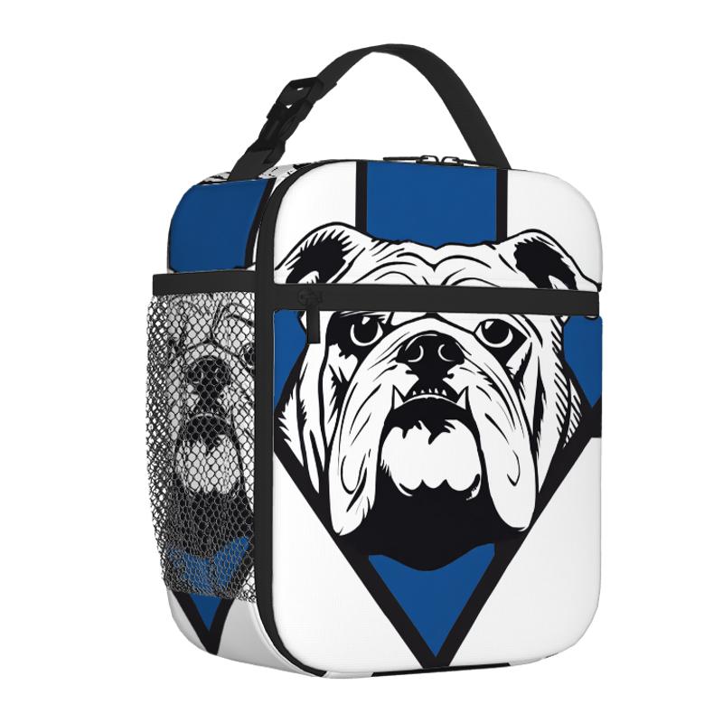 TEMU 1pc Bulldog Emblem Thermal Insulated Cooler Bag With Design - Non-food Contact Portable Refrigerated Bag Suitable For Home, Office,, Camping -