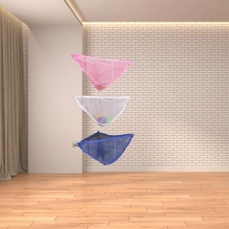 bathroom suction cup storage net bag shower toy hanging pouch wall mounted   organizer for   scenes living room bedroom kitchen bathroom organization   holder spacesaving design compact organizer lightweight Product details 4