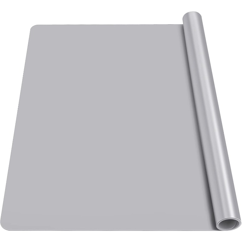 Image of Extra Large Silicone Placemat, Measuring 27.56 X 19.69 Inches, Thick Handmade Silicone Mat, Countertop Protection Mat, Placemat