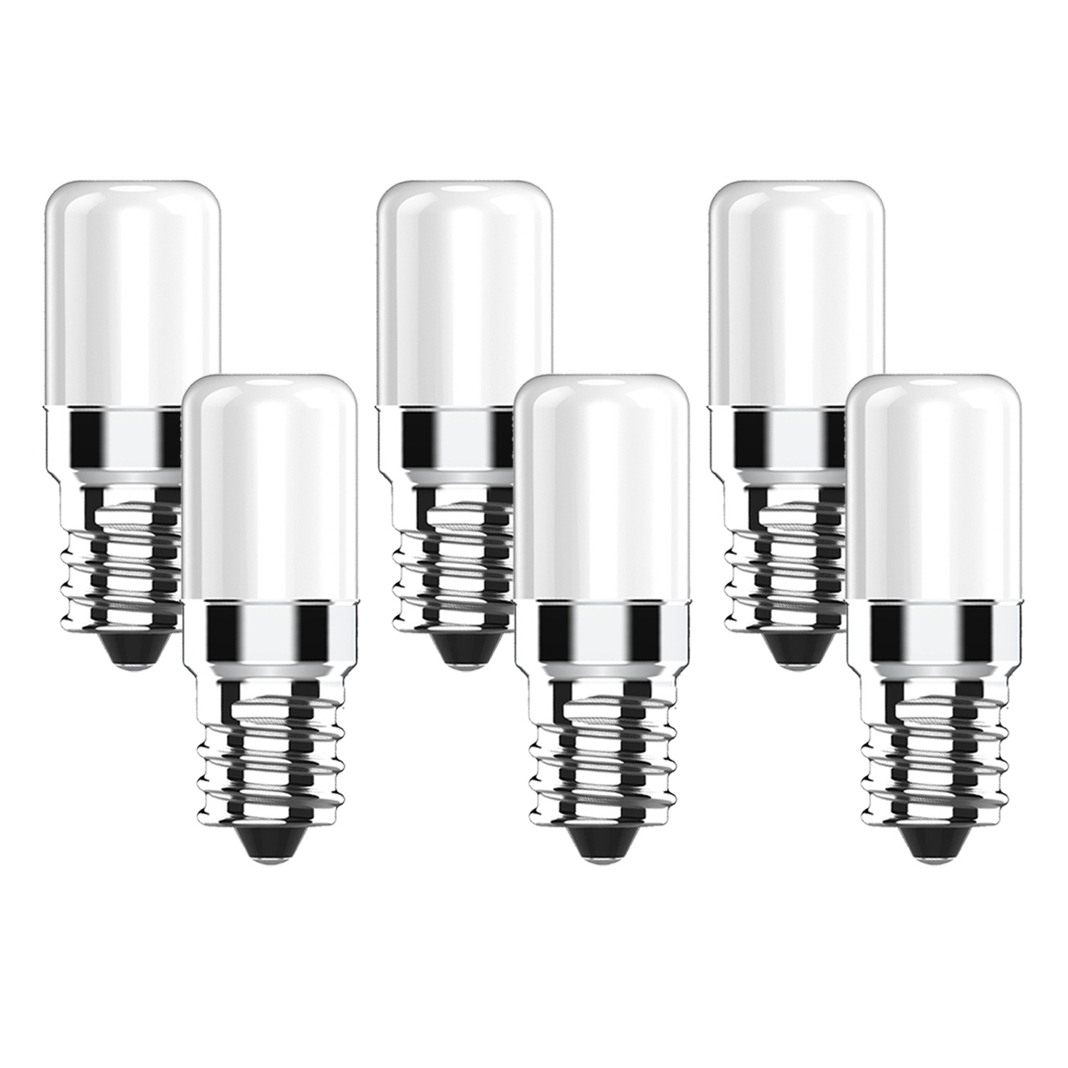 Image of E14 Led Light Bulbs, 2w Candle Bulbs With 20w Equivalent, 2700k Warm White, Ac 220-240v Bulbs For Home, Garage, Warehouse, Indoor - Led Corn Bulbs, Pack Of 6