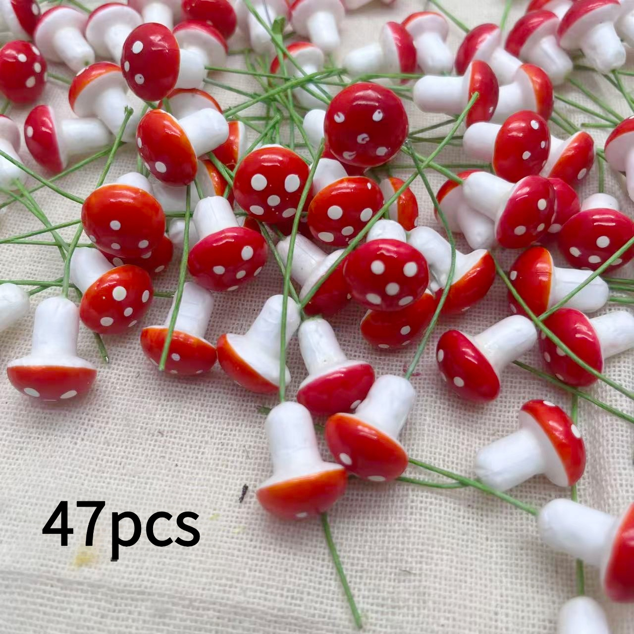 E-shop 23/47 Stück Mini Pilz Ornamente - Kreative Garten Zubehör, Perfekte Wahl für Außendekoration und Muttertagsgeschenk, Pilz Dekorationen