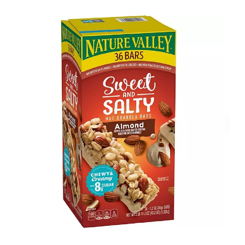 TEMU Nature Valley Sweet & Salty Nut Almond Granola Bars 36 Ct.43.2oz