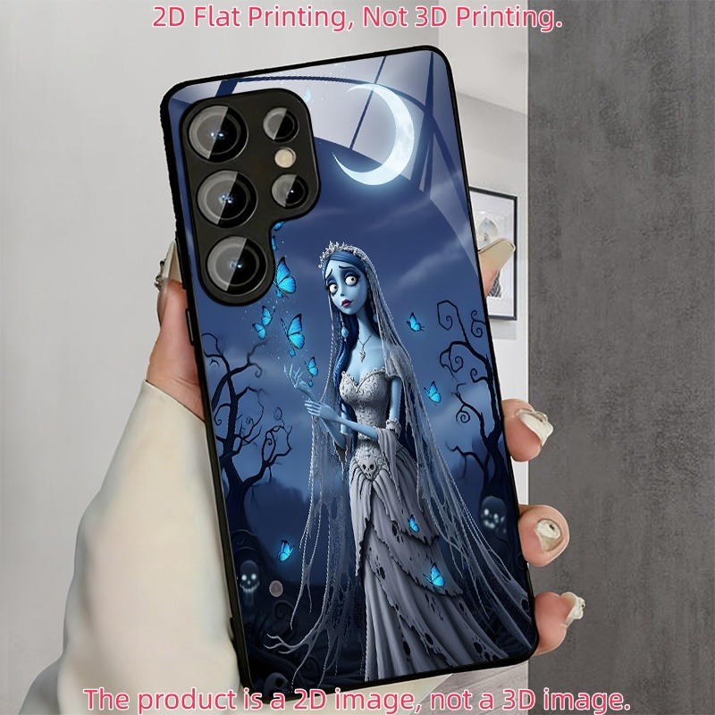 TEMU Phone Case: [2d Flat] Warner Official Authorization Emily Night Phone Case Compatible With S26 25 24 23 22 21 20 Edge Fe & A57 37 17 07 56 36 26