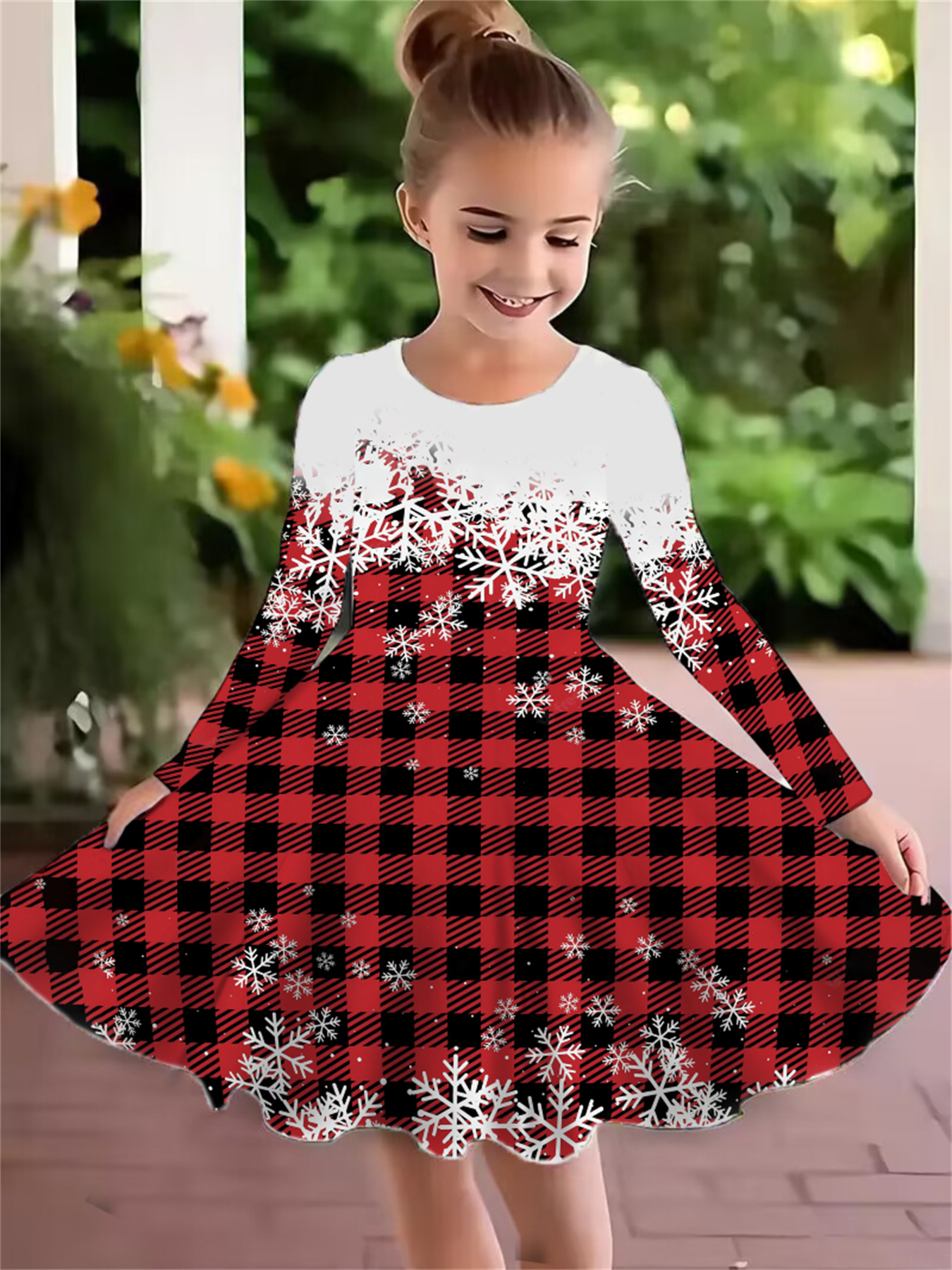 christmas girls dresses autumn winter childrens