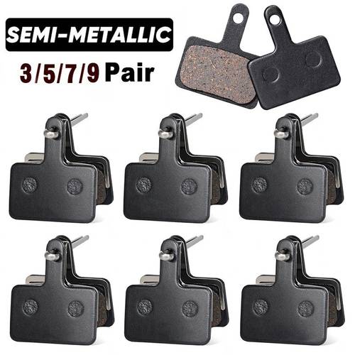 3 5 7 9pairs set of semi metallic bicycle brake pads with springs for models mt200 m315 m525 m475 m495 m515 m975 m355 m375 and b01s mountain bike mtb durable brake pads designed for off road and downhill use