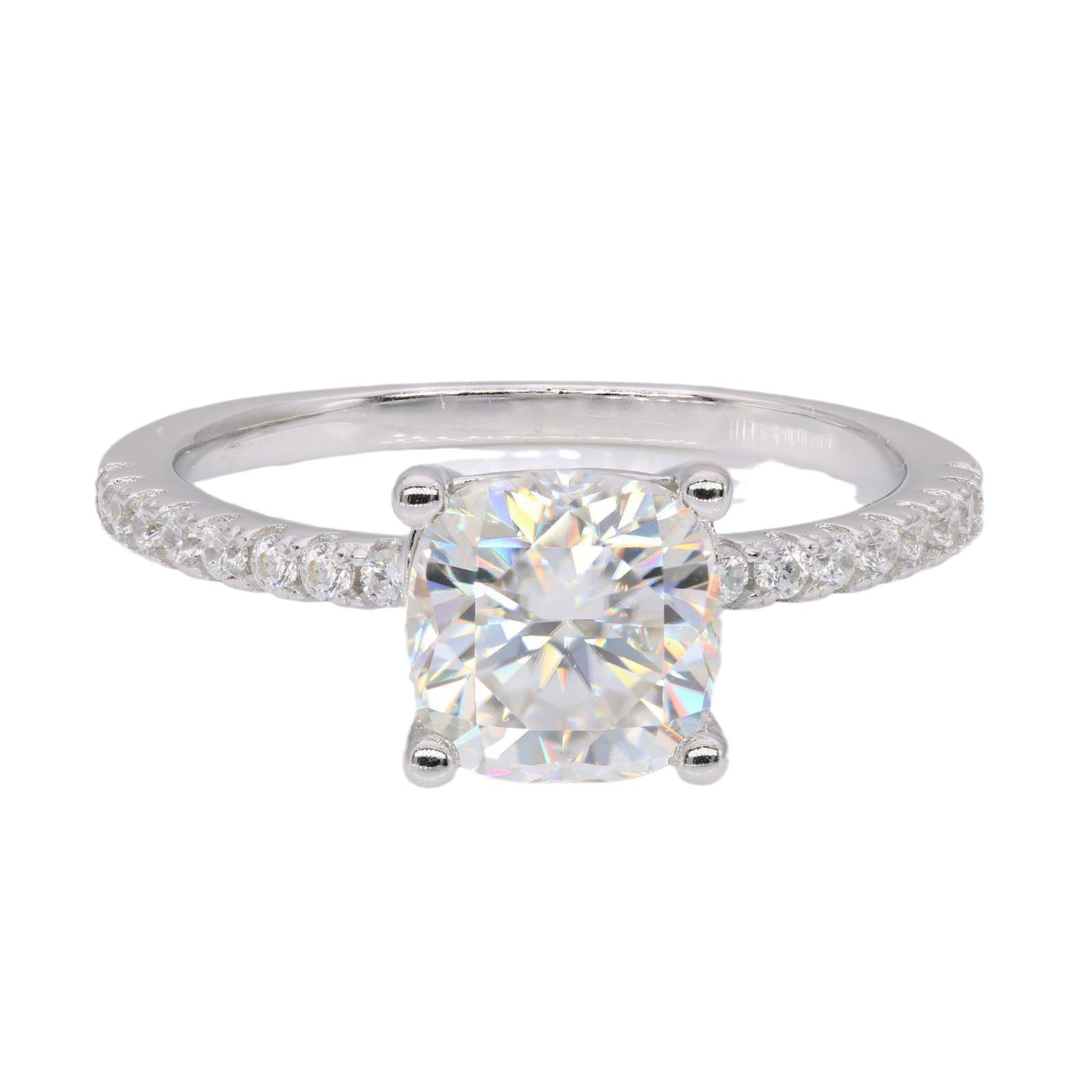 Women's 1/2/3 Carat 925 Sterling Silver Moissanite Ring, Festive Gift