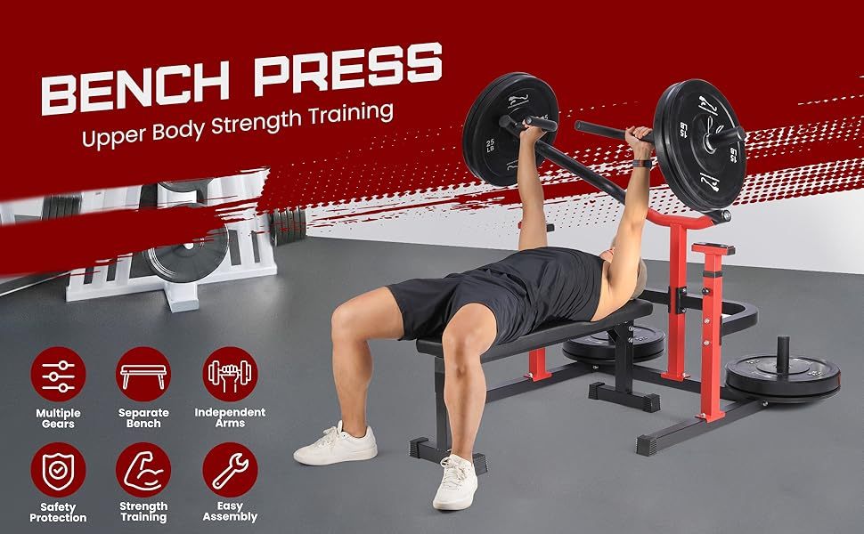 Entrenamiento Press Banca Olimpica Bench Press Inclinado Con Banca