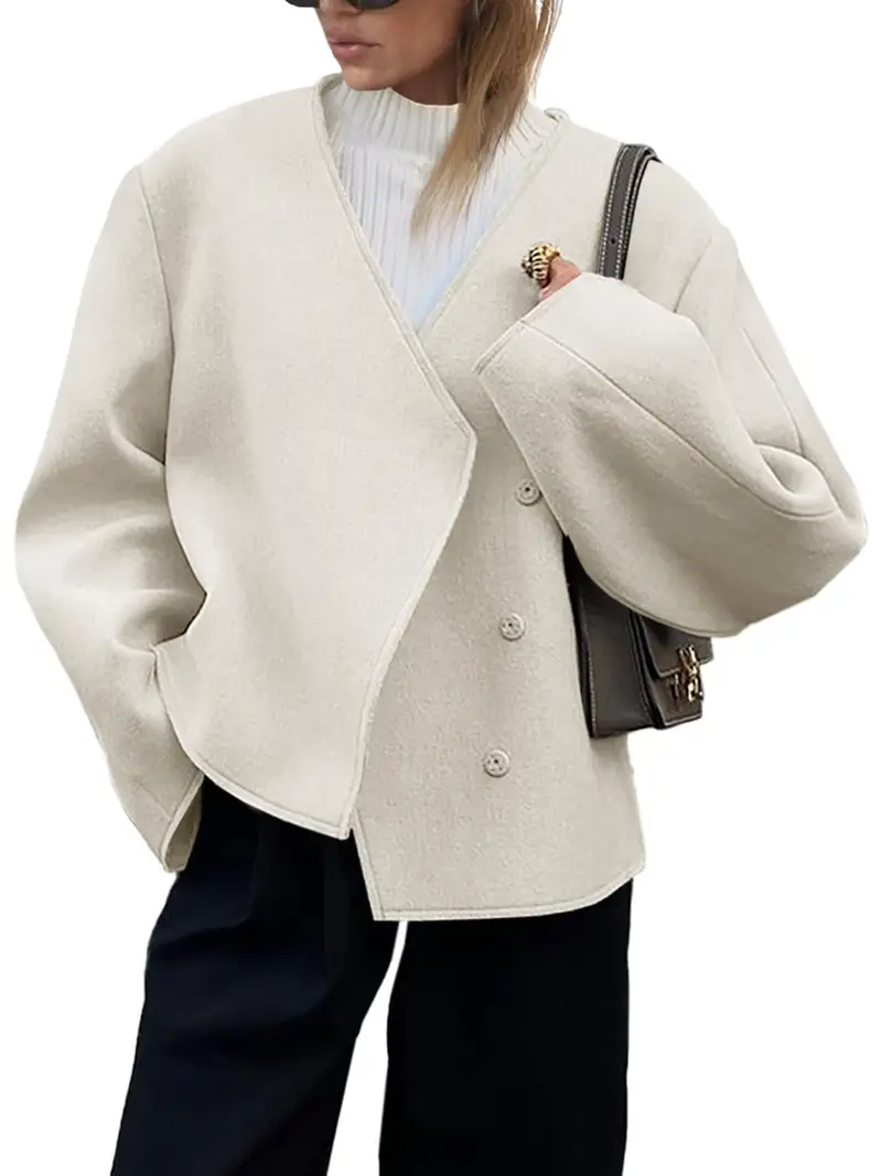 Manteau,Femmes automne couleur unie Trench Coat poche décontracté à Manteau,Femmes automne couleur unie Trench Coat poche décontracté à