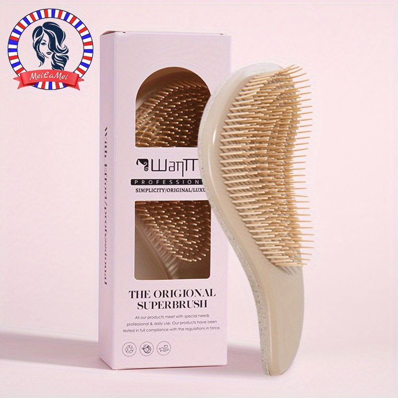 1pc magic detangling   comb anti static massage hair brushes detangle air cushion hairbrush comb festival gift box comb