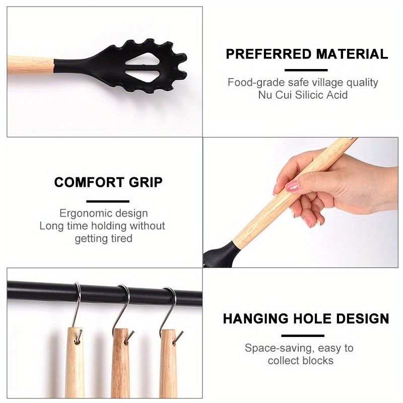 44/ 37pcs Kitchen Cooking Tool Set- 44/ 37pcs Are Super Cost-Effective, Complete, High Temperature Resistant, Non-Stick, Dishwasher Safe, Selected Kitchen Tools, Suitable For Kitchen Enthusiasts And Beginners Best Gifts For Thanksgiving And Christma