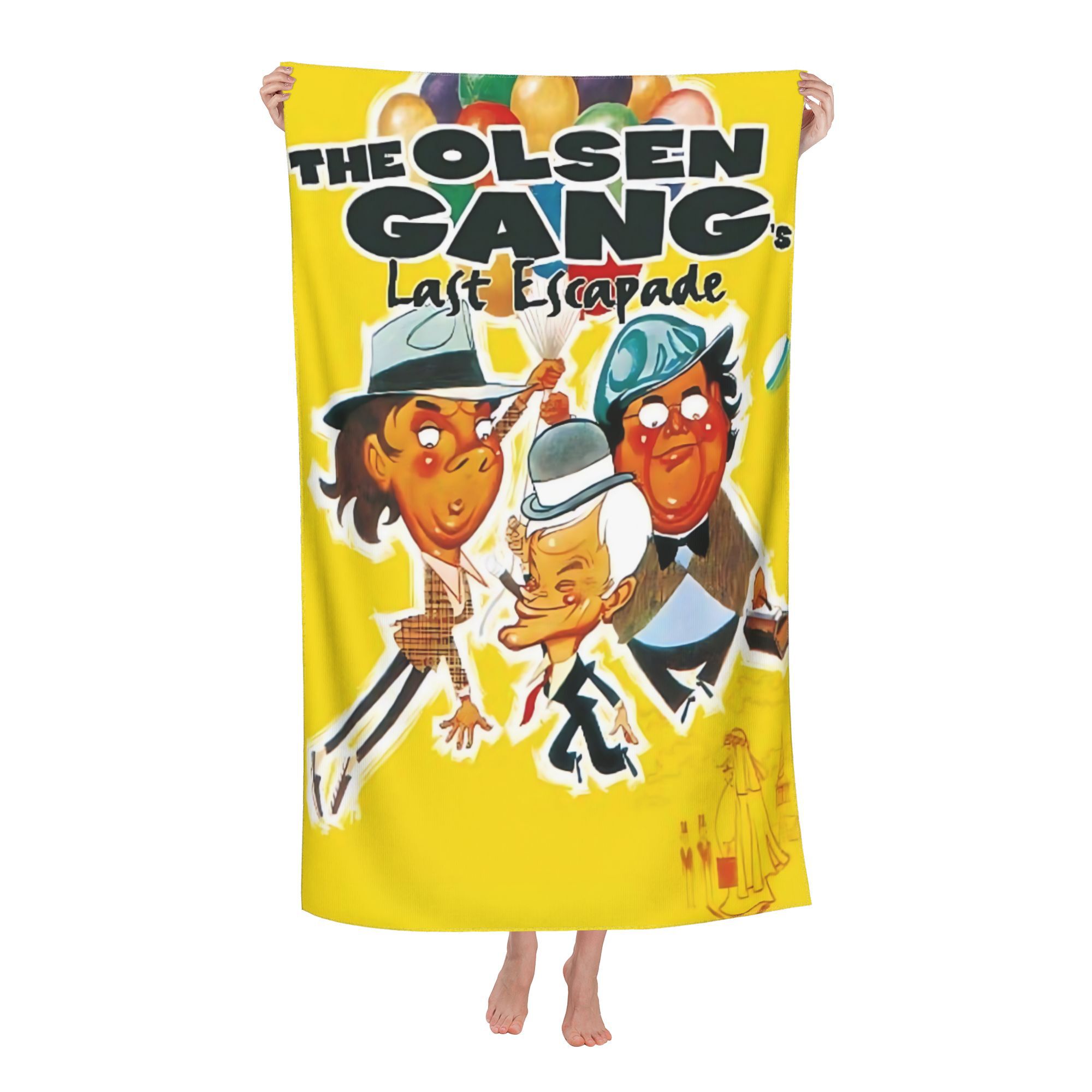 TEMU The Olsen Gang, This Beach Towel Features A Vibrant Abstract Print With A Comfortable And Stylish Design