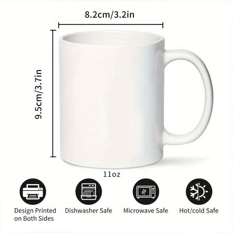 1pc humorous ceramic coffee mug reusable insulated cup with lead free material machine washable multipurpose gift from sister to brother 1