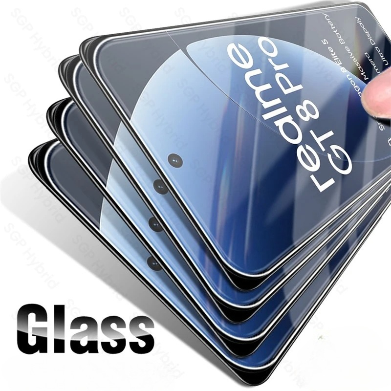 TEMU 4-pack Phone Screen Protectors For Realme Gt 8 Pro / Gt7 / Gt6 / / , Tempered Glass Film, Scratch-resistant And Impact-resistant