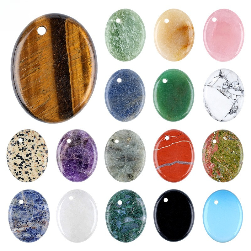 Artificial Crystal Palm Stone Pendant for DIY Necklace Charm