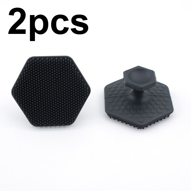TEMU 2pcs Set Facial Cleansing Brush, Gentle Exfoliating Pad, Deep Cleansing Massager, Suitable For Removing Dead Skin And Preparing For Shaving,