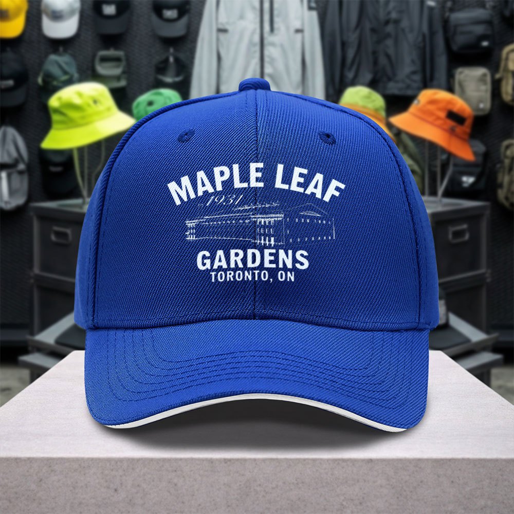 TEMU 1pc Toronto Maple Sandwich - Unisex - Easy Lightweight Adjustable Outdoor Baseball - Suitable For Sports, Casual, And Parties - Ideal Gift -