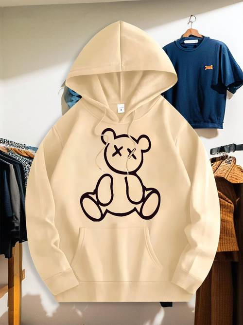 mens universal autumn winter sweatshirt hooded sweatshirt suitable for outdoor daily casual and sports activities with printed logo for casual attire or as an ideal halloween and christmas gift stylish and comfortable sweatshirt