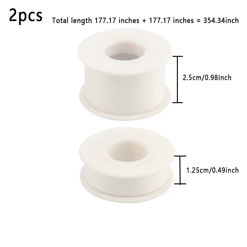 The Overall Length Is 354.34 Inches, Includes 2 Nail Patches That Are Breathable And Waterproof, Designed To Strengthen Nail Surfaces To Avoid Breakage, Nail Biting, And Mend As Well As Damaged Nails