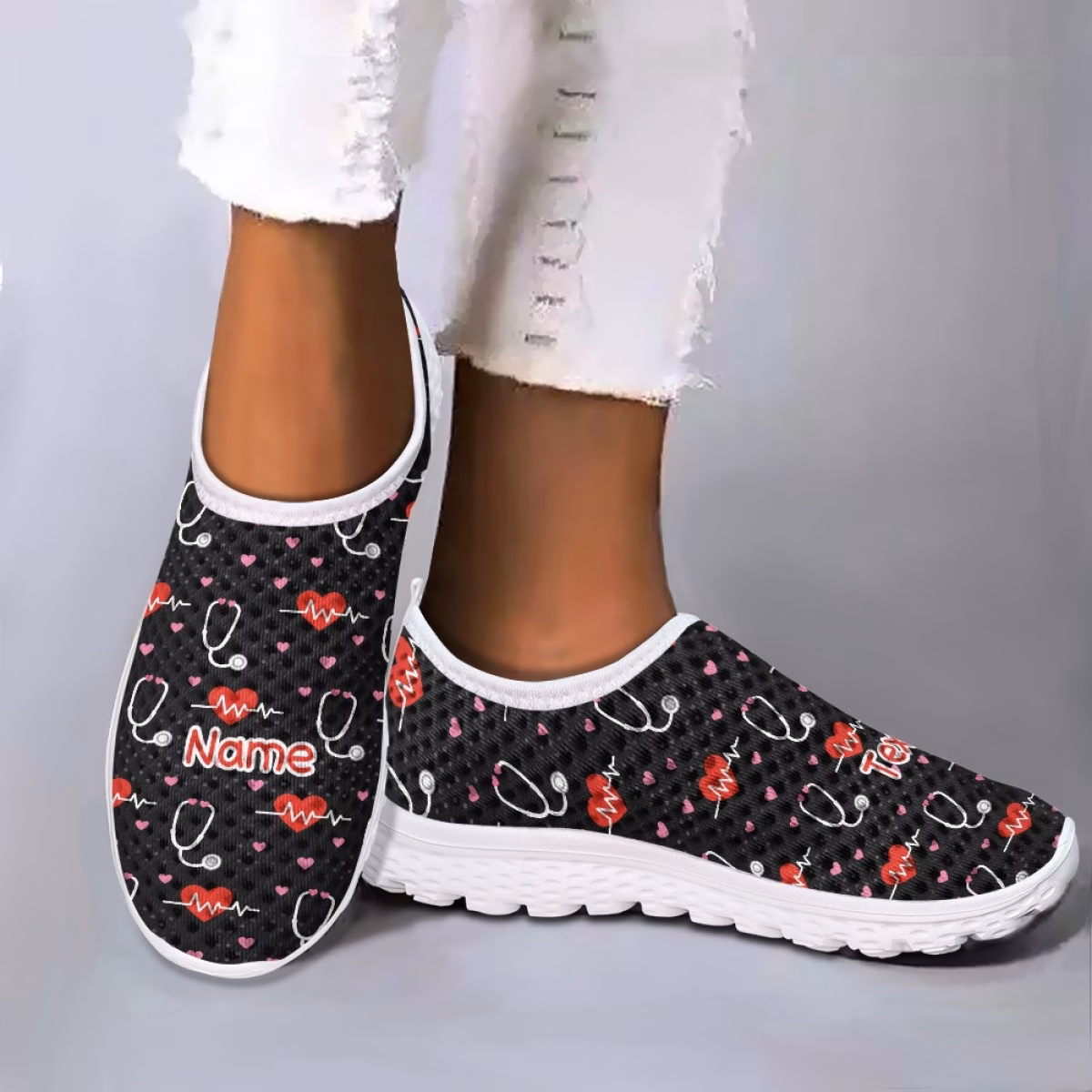 Men & Women Running Shoes for Spring, Summer & Fall | Heart ECG...