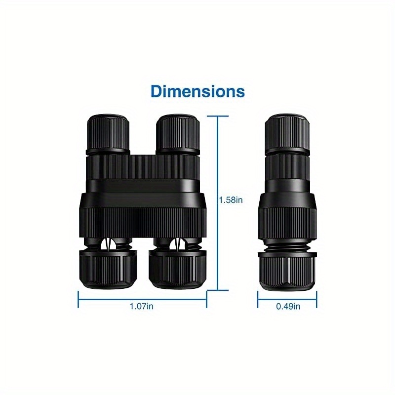 てむ 2 low voltage wire connector landscape lighting - Temu