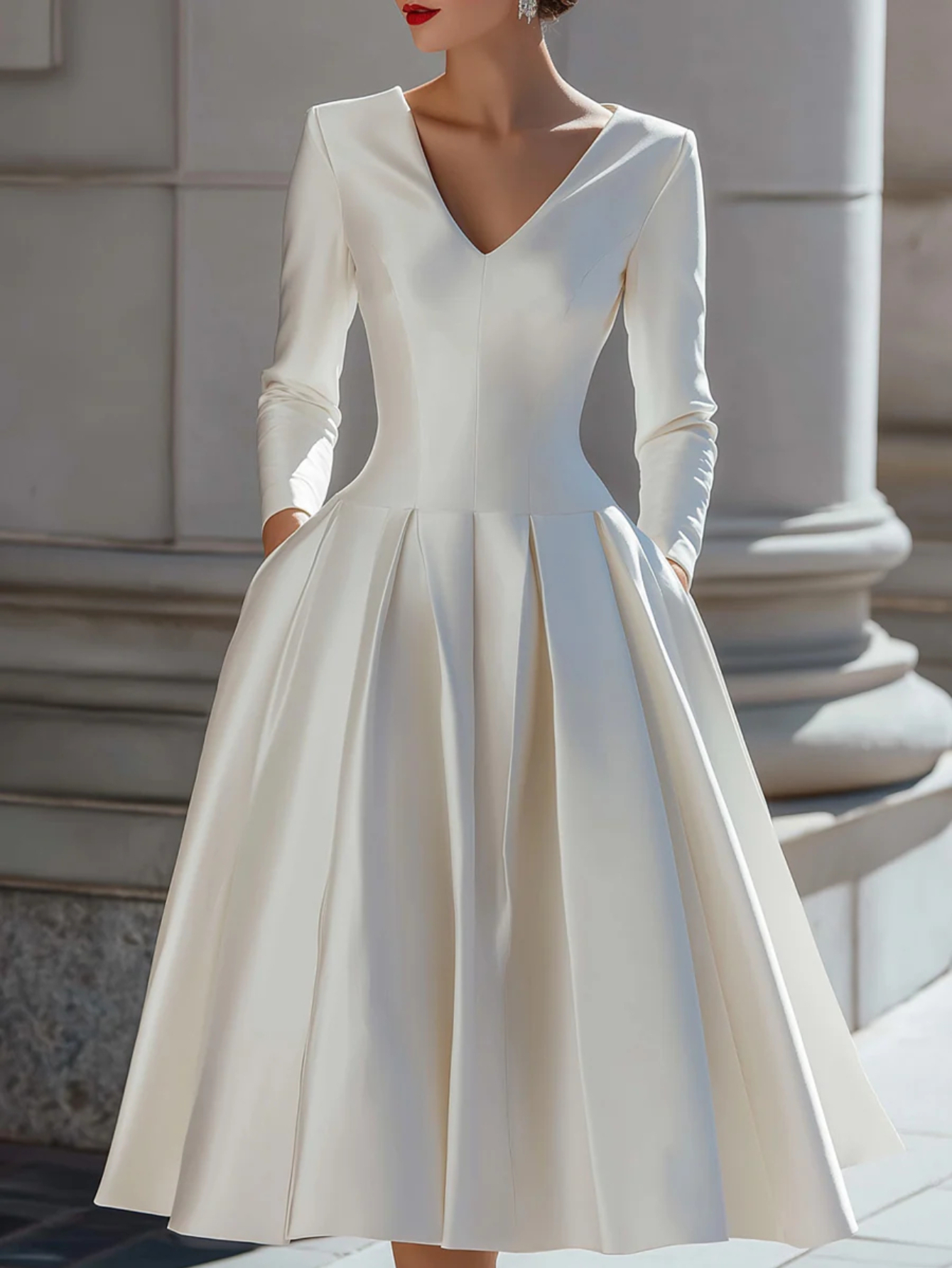 all white formal dresses sold on Temu United States