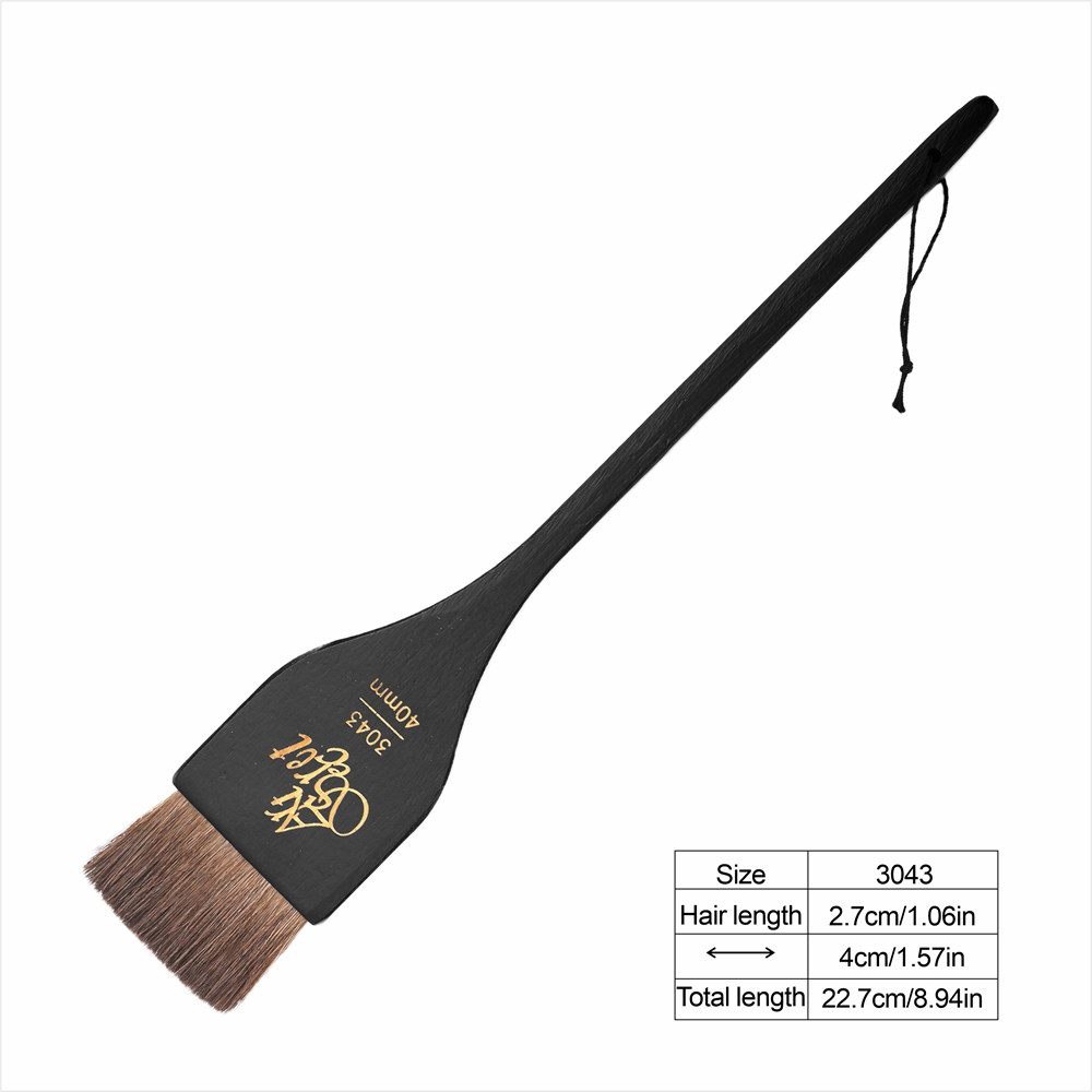 TEMU 1pc Artsecret Hake Background Paint Brush, Soft Pony Mixed Nylon Hair Art Brushes For Watercolor Gouache Acrylic Oil Painting, Artist Painting