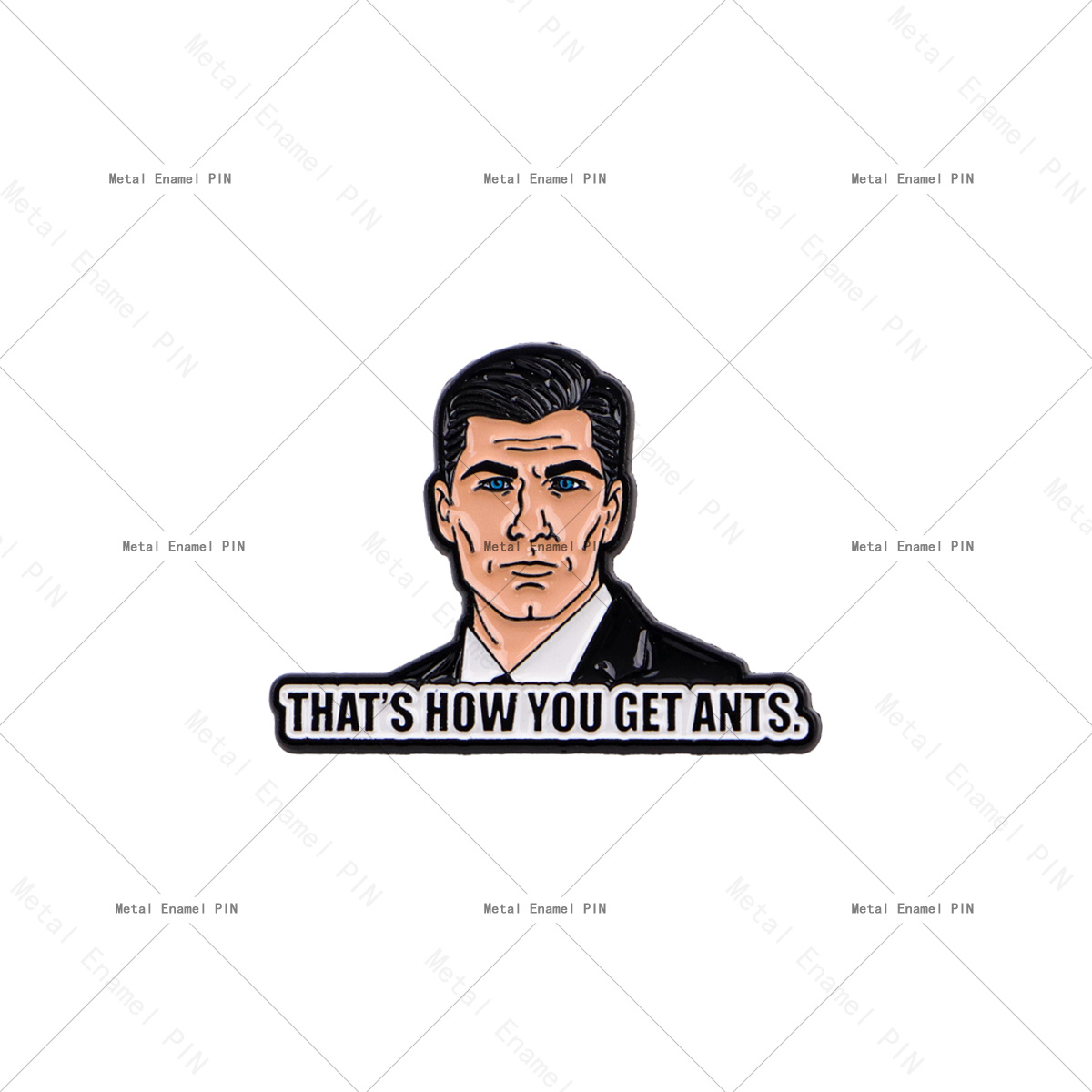 TEMU 1pc "C'EST COMME TU ATTIRE LES ." Épingles de cinéma en émail, badge pour sacs à dos, col, épaulette, chapeau, bijoux, cadeaux d'anniversaire