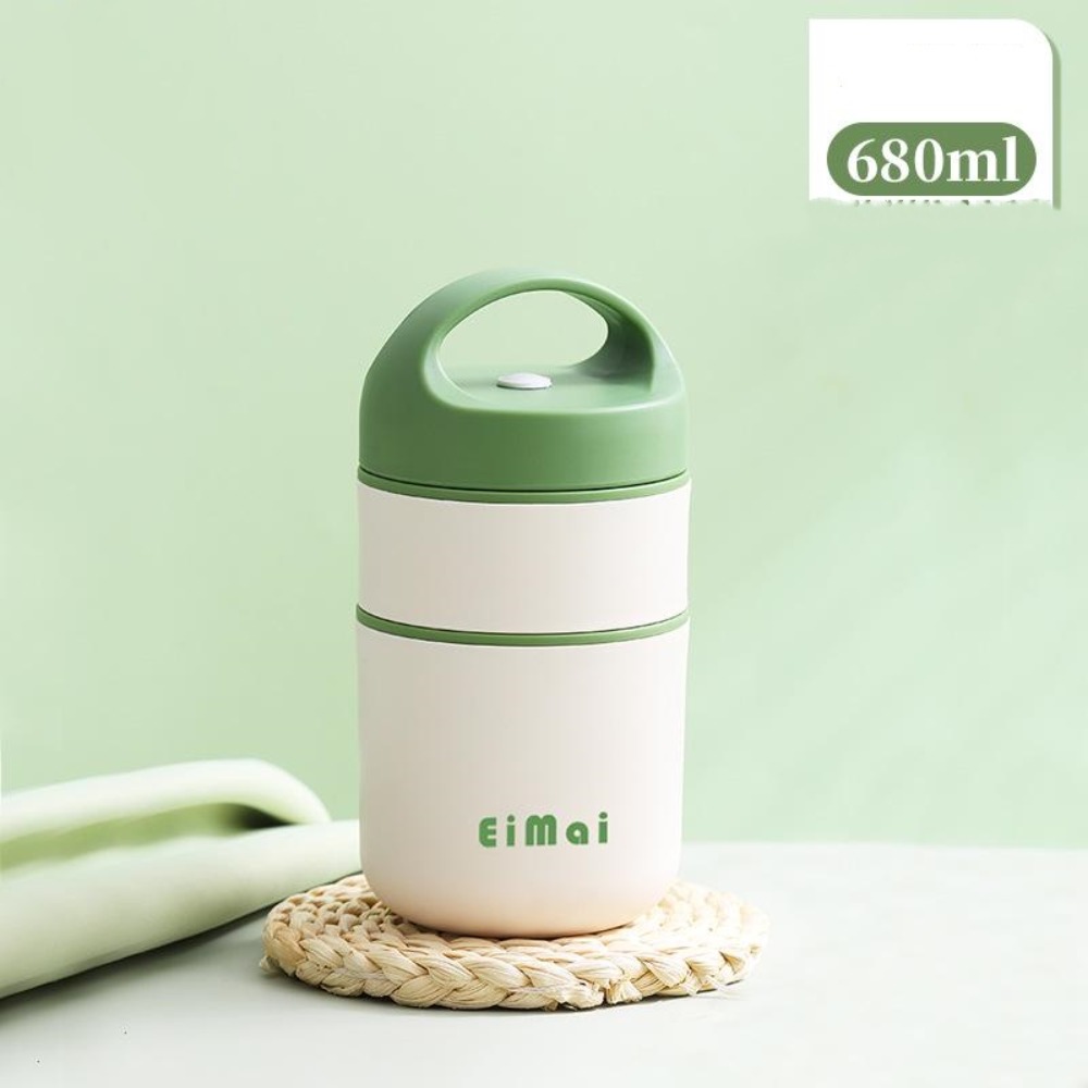 TEMU Insulated Lunch Box, Soup Box, Office Worker, Insulated Bucket, Small Soup Box, Soup Cup, Cup, Handbag, Cup, Soup Pot, Portable And Compact