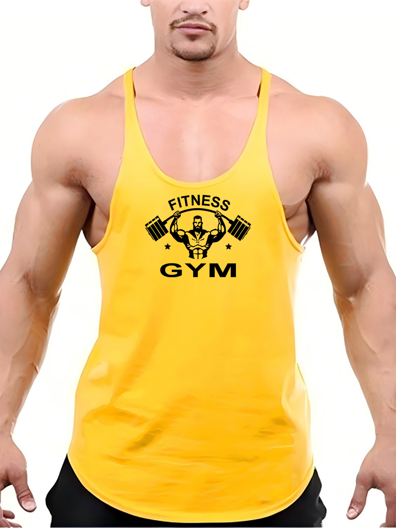 Men's Gym Vest, Cotton Sports Tank Top