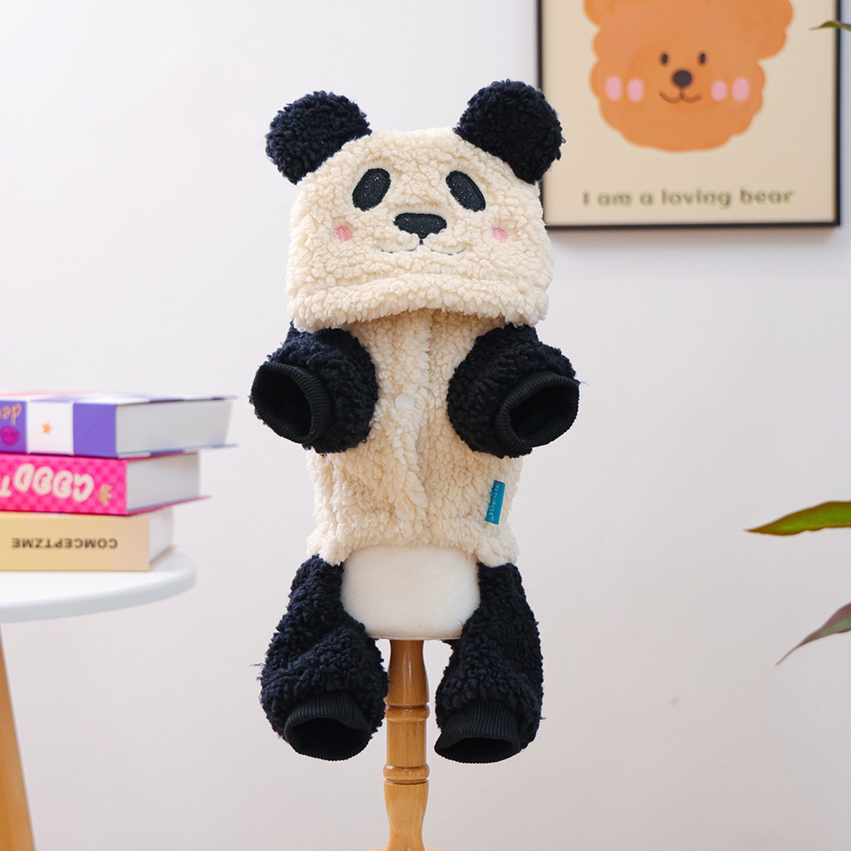Adorable Panda Dog Costume for Small & Medium Dogs