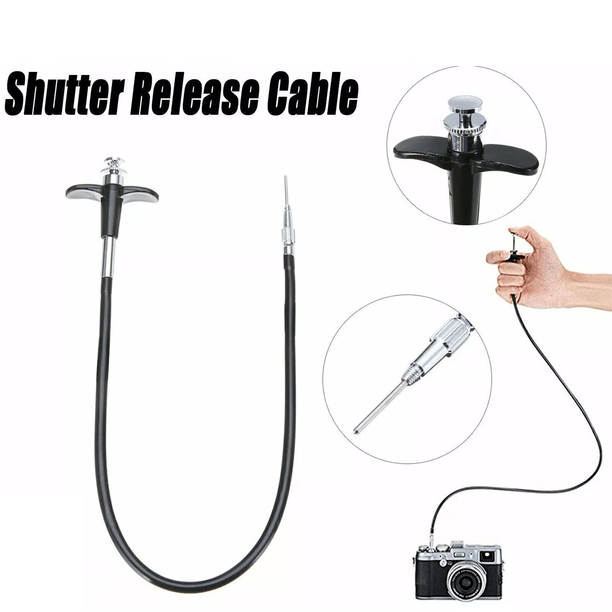 Nikon Fm2 Nikon F3 Shutter Release Cable 28'' Mechanical Locking