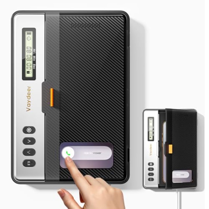 phone lock box with timer sold on Temu United States