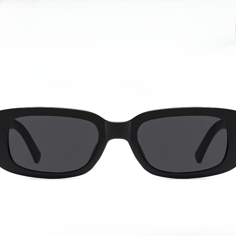 y2k rectangle sunglasses sold on Temu United States display picture 1