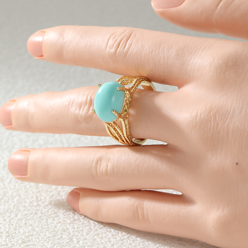 Women's Vintage Hammer Pattern Hollow Branch Vine Ring