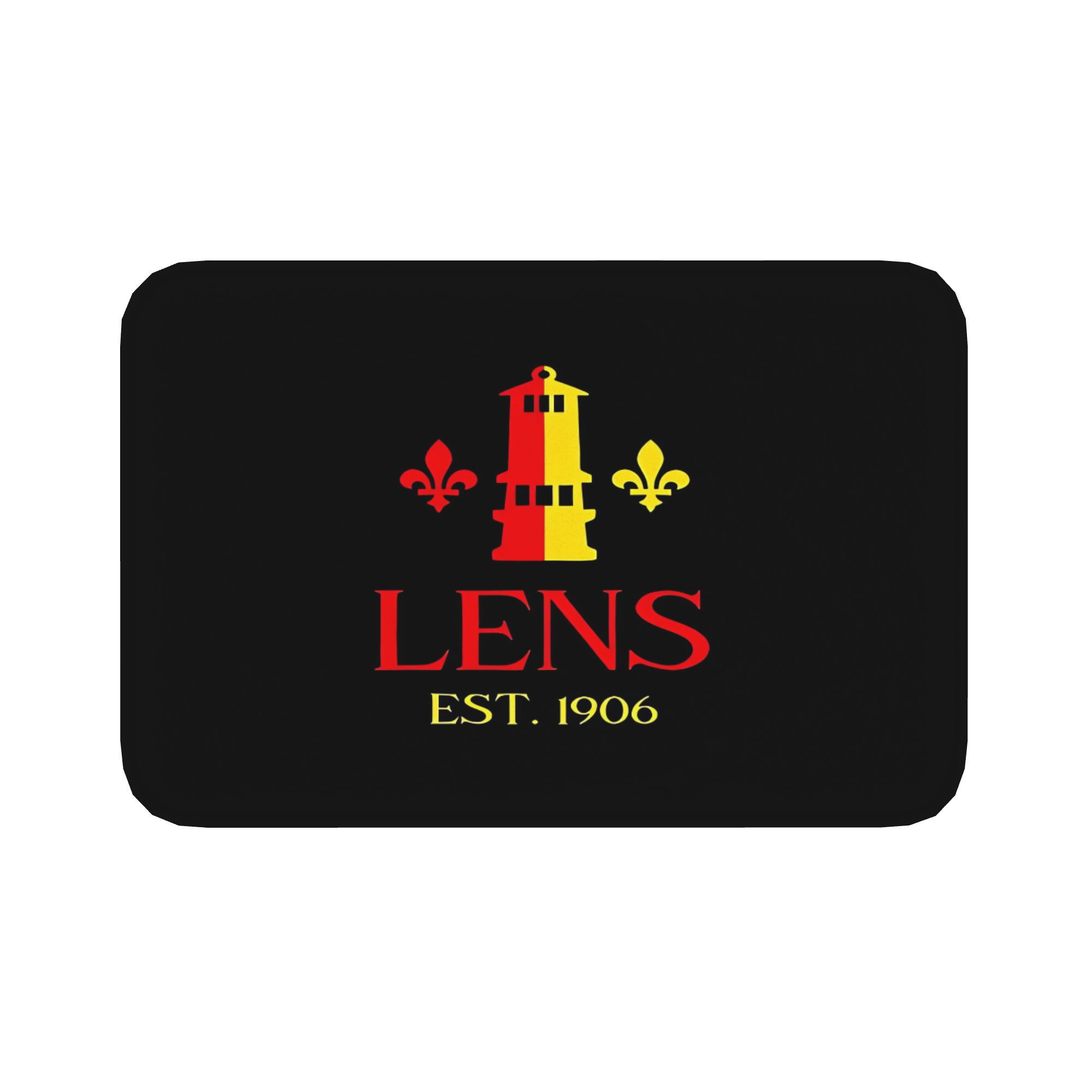 TEMU Tapis en flanelle rouge et jaune à lentilles pour chambre et salon