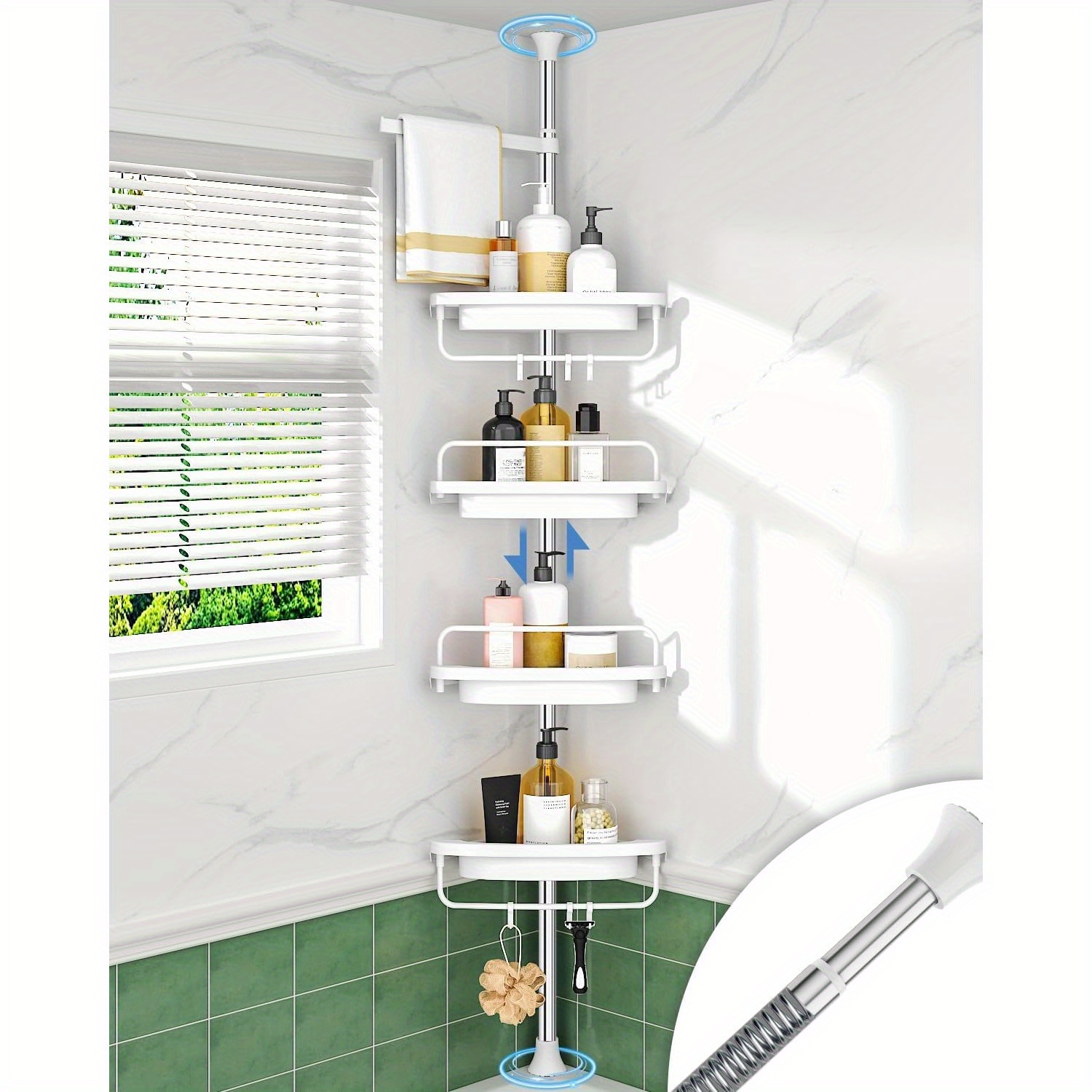 突っ張り棒棚\ Tension Rod Shelf x 2 突っ張り棒棚 Tension Rod Shelf x 2 突っ張り棒棚 / tension