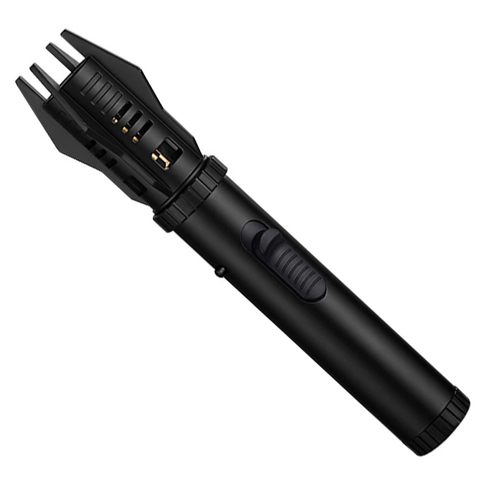 TEMU Camping Outdoor Windproof Straight Flame Lighter | With Safety Lock And Adjustable Flame Size, Aluminum Alloy, For Outdoor Bbq Camping Kitchen
