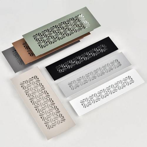 aluminum alloy vents cover useful rectangle ventilator grille cover breathable mesh 50 80mm vent decor furniture hardware