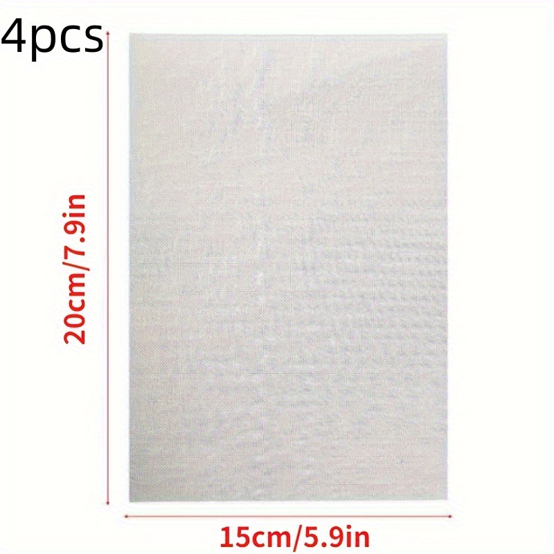4pcs Stainless Steel Repair Mesh - Universal Plastic Crack Repair Metal Mesh, High Temperature Resistant Suitable For Bumpers, Kayaks, And Welding Tasks - Efficient Front Repair Toolkit