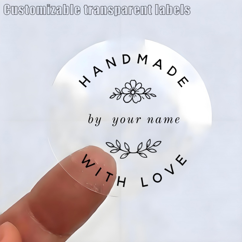 TEMU 60pcs Fyh5 Custom Transparent Suitable For Glass Suitable For Crafts Suitable For Diy Suitable For Journals Suitable For Scrapbooking Suitable