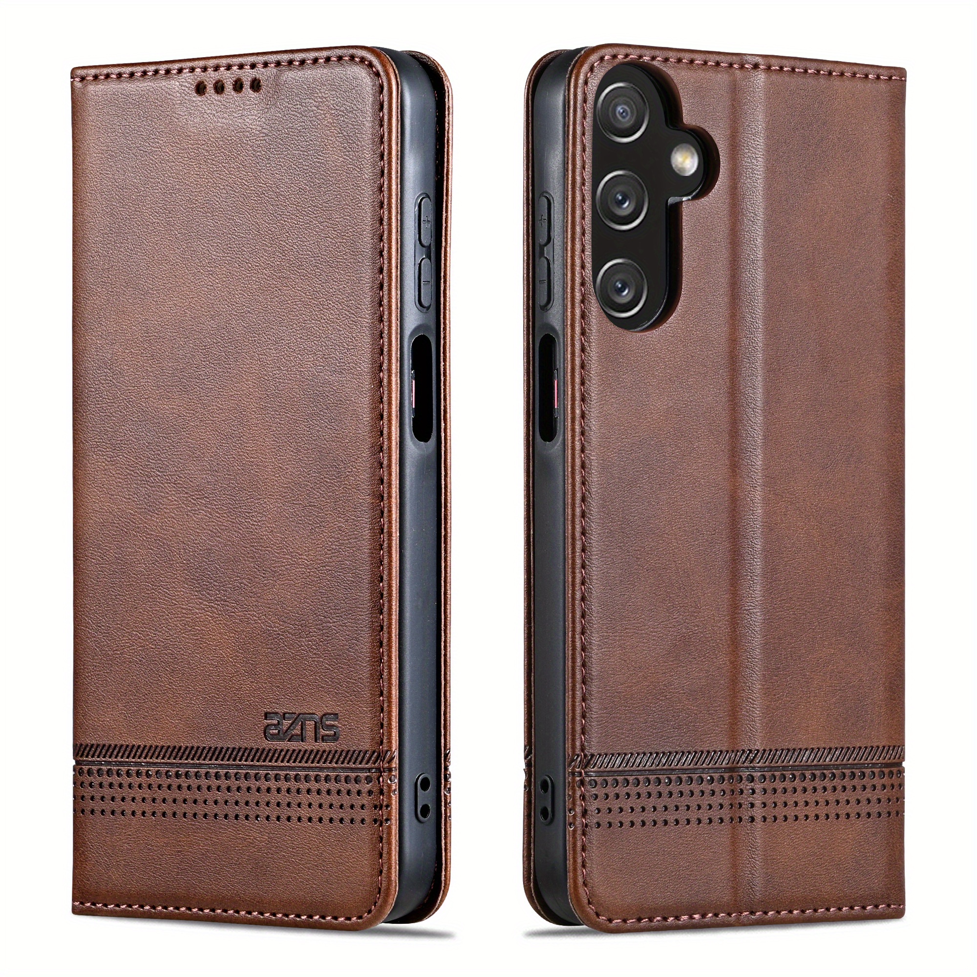 TEMU Phone Case: New Azns Magnetic Cow Print Phone Case, Thin, Lightweight,, Scratch-resistant, Dirt-resistant, Scratch-proof, Compatible With Galaxy