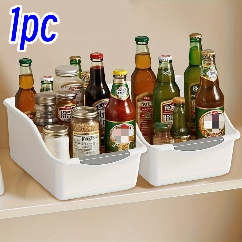 TEMU Widened Multifunctional Storage Box - Under-sink Storage, With Wheels And Handles, Stackable To , Perfect For Cleaning Supplies, Toiletries, ,