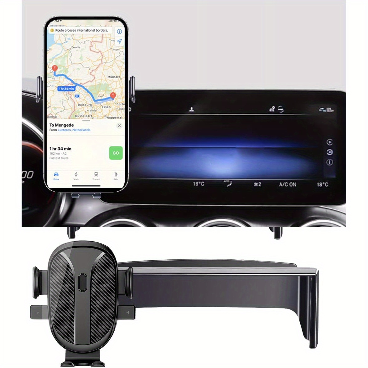 Smartphone Holder Mercedes Glc 300 Cell Phone Holder Szyuchen Car