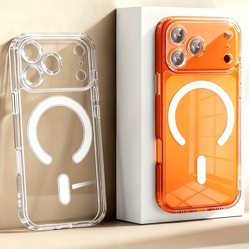 E-shop Handyhülle - Luxuriöse, transparente, ultradünne, harte Handyhülle, kompatibel mit iPhone 17 Pro Max Air 16 15 14 13 Pro , Kamerasschutz für